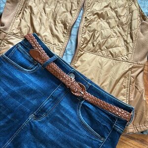 Braided Leather Belt